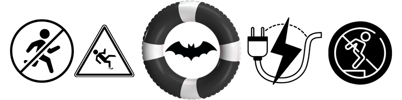 Costumes, masks, decorations, nighttime conditions, and excited children can introduce additional hazards around water.  Keep walkways and the pool deck clear. Make sure the swimming pool remains well illuminated and visible. Keep electrical decorations and extension cords safely away from the water.